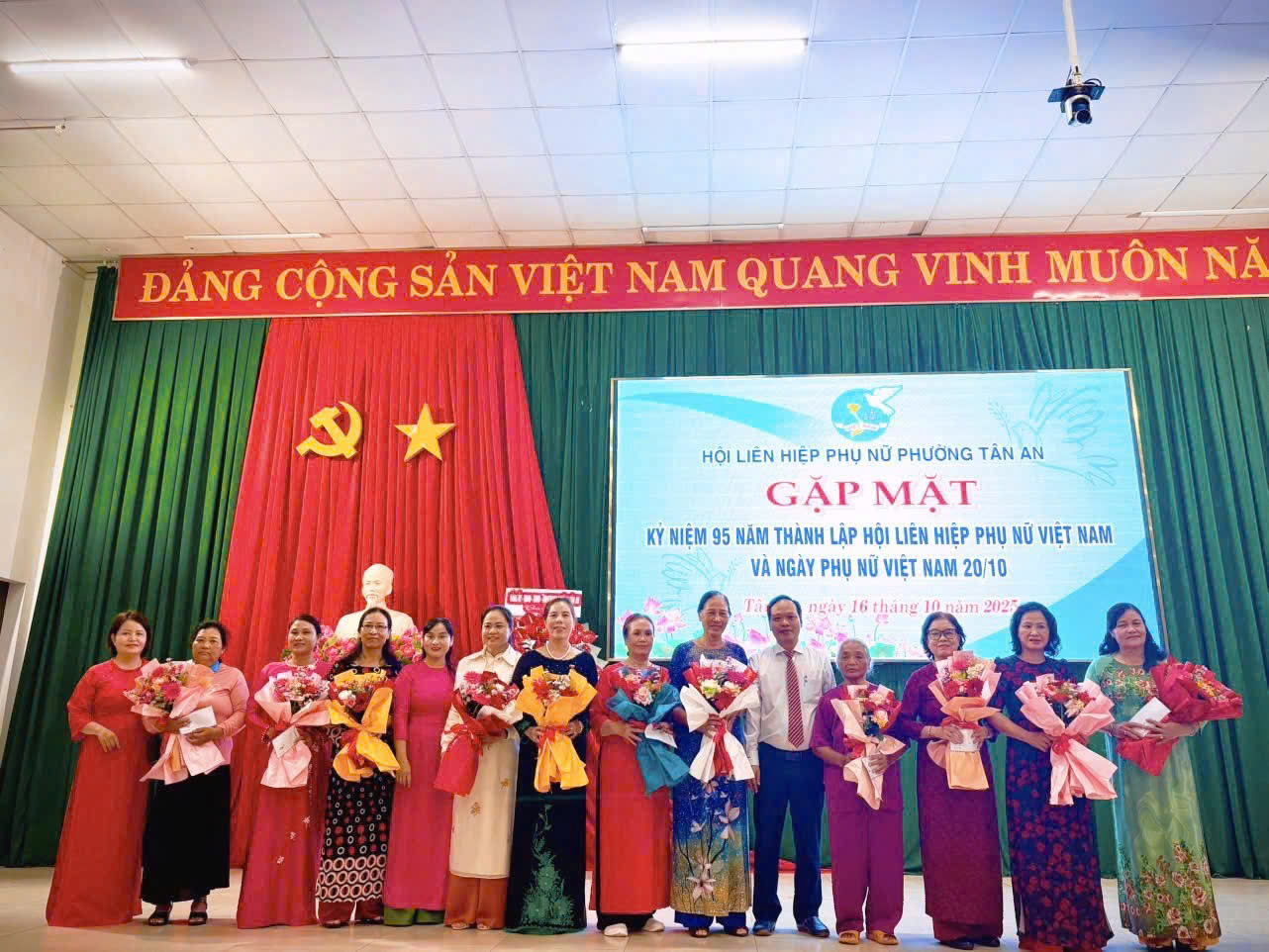 tặng hoa